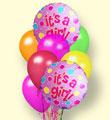 It's A Girl Balloon Bunch