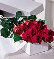 The FTD� One Dozen Boxed Roses